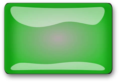 Green Rectangle Button Clip Art At Vector Clip Art Online