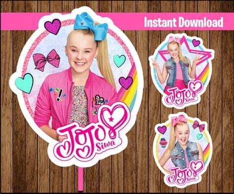 Kids jojo siwa baseball cap. JoJo Siwa centerpieces JoJo Siwa Printable centerpieces ...