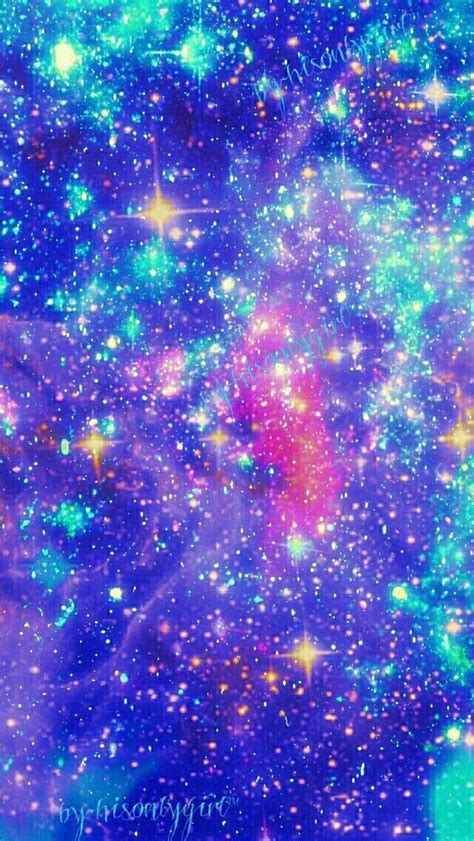 Fun Rainbow Galaxy Glitter Wallpaper I Created For The App Blue Art