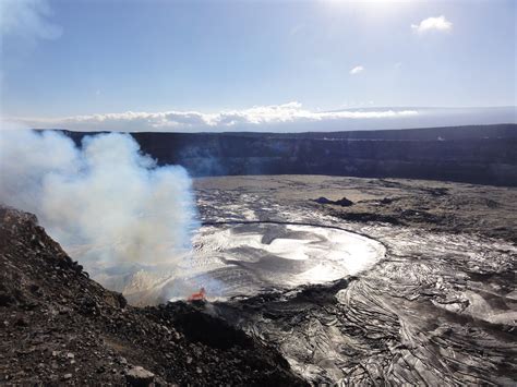 Hvo Releases Video Of Lava Spattering At Halemaumau Crater