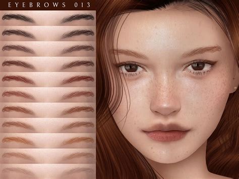 Eyebrows 013 Lutessasims Sims 4 Cc Makeup Sims 4 Sims 4 Mods