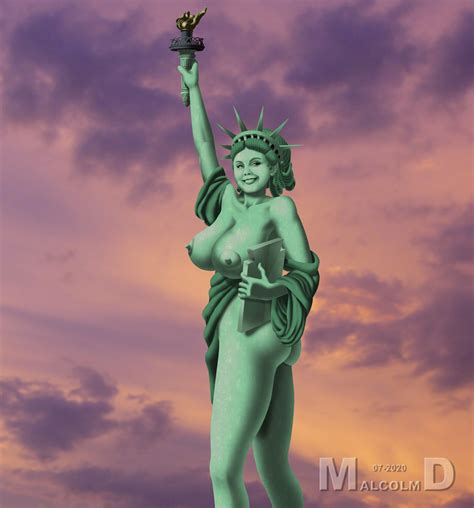Lady Liberty By Malcolmd Hentai Foundry