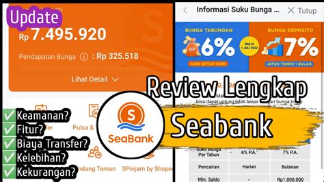 Update Review Lengkap Seabank Kelebihan Dan Kekurangan Seabank Update