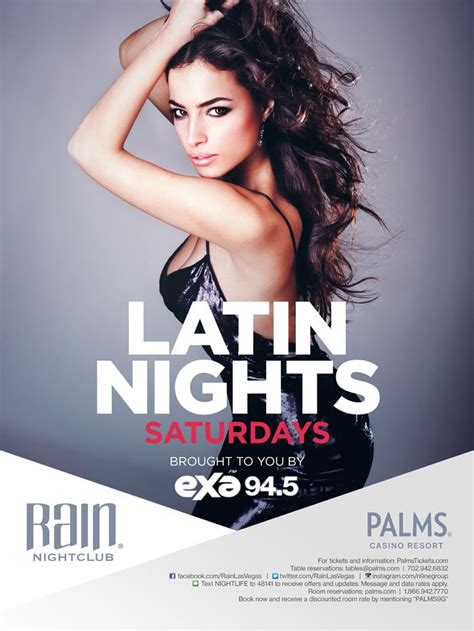 Rain Nightclub Hosts Exa 945 Latin Night Saturdays Showcasing The Hottest Latin House Music