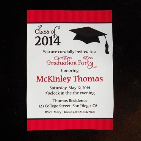 Joint Graduation Party Invitations
