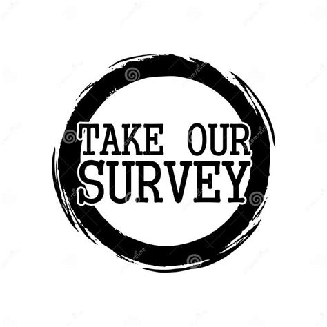 Take Our Survey Sign Stock Vector Illustration Of Online 144731090