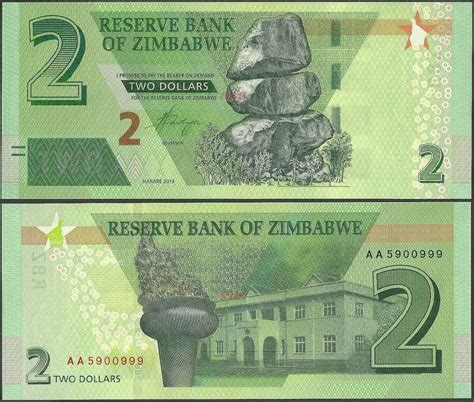 Ebanknoteshop Zimbabweb1922 Dollars2019aa