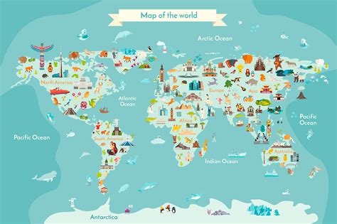 Map Of The World On Behance