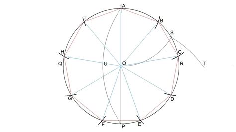 Cómo Dividir Una Circunferencia En Nueve Partes Iguales Youtube