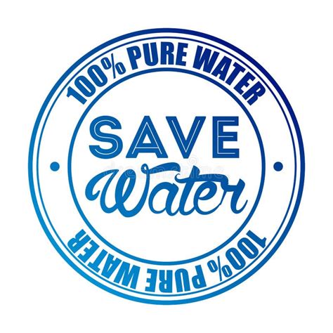 Save The Water Stock Vector Illustration Of Nature Premium 50627429