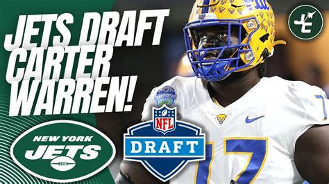 Breaking Carter Warren Drafted By The New York Jets Nfl Draft Youtube