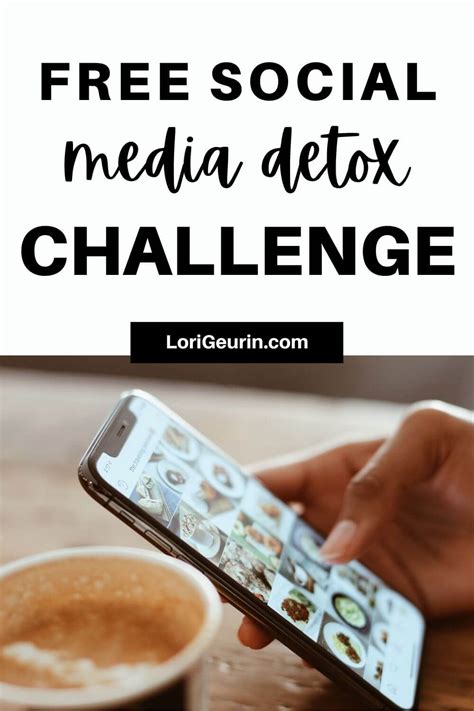 30 Day Social Media Detox Challenge FREE Printable LoriGeurin