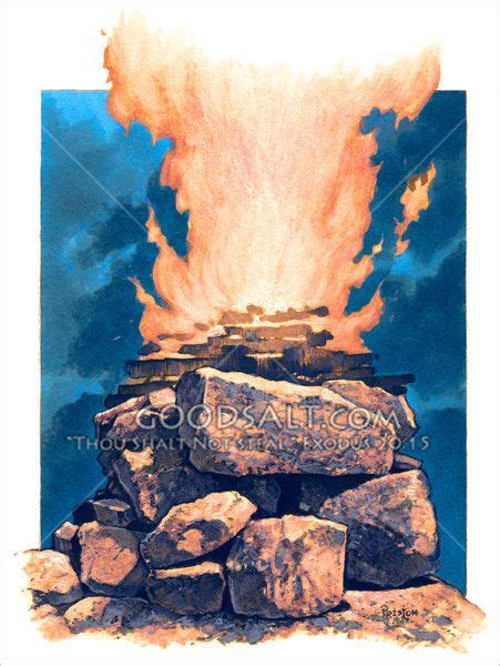 Stone Altar And Fire Altar Buy Prints Fire