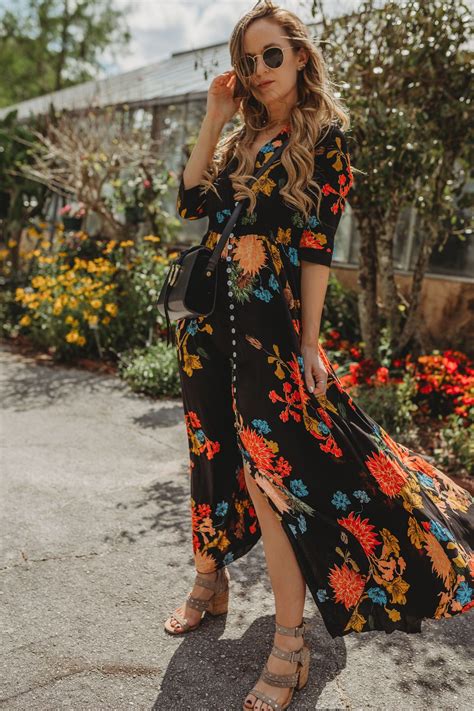 Floral Vacation Maxi Dress Upbeat Soles Orlando Florida Fashion