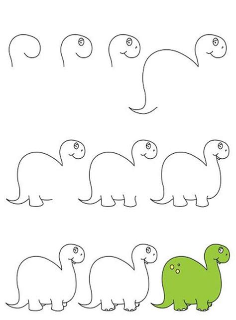 A nosotros nos encanta y por eso te dejamos estos geniales dibujos para hacer muy fáciles paso a paso. Dinosaurios dibujos fáciles Paso a paso a lápiz