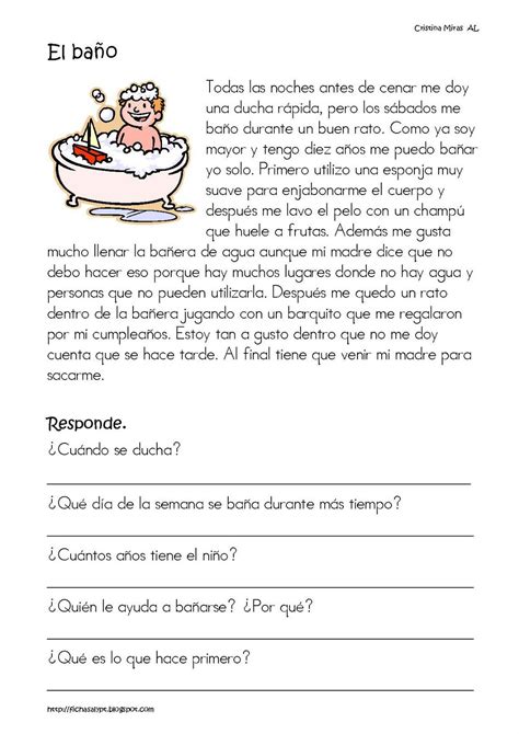 Infantil Lectoescritura Lenguaje Y Literatura Primaria Lectura Comprensiva Comprensi N