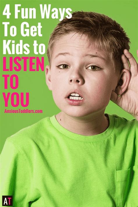 4 Fun Ways To Get Your Kids To Listen To You Listening Exercises For
