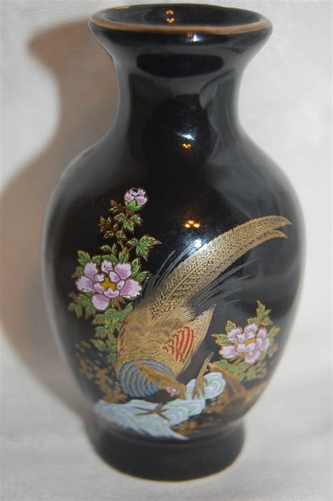We did not find results for: Vintage Black Japanese Vase with Peacock Couple by ...