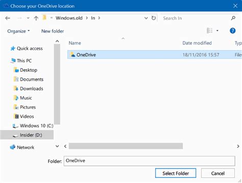 How To Move The Onedrive Folder In Windows 10