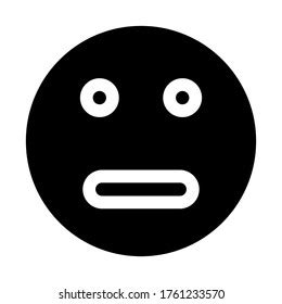 Shocked Emoticon Emoji Vector Illustration Stock Vector Royalty Free Shutterstock