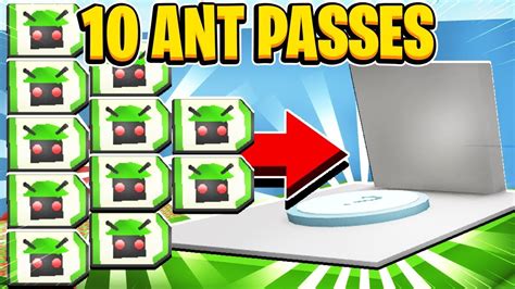 Donating 10 Ant Passes To Wind Shrine In Roblox Bee Swarm Simulator