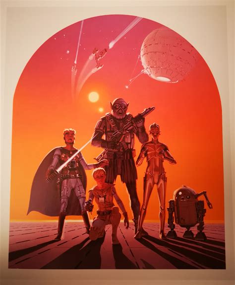 Concept Poster By Ralph Mcquarrie Based On An Early Draft Of Star Wars