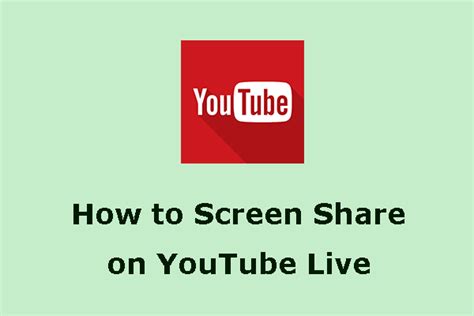 How To Screen Share On Youtube Live Jocelin Li Medium