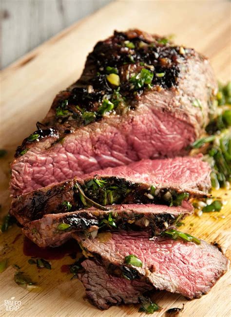 Beef Sirloin With Fresh Herb Marinade Recipe Paleo Leap