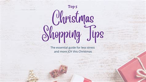 Top 5 Christmas Shopping Tips Indigo Star