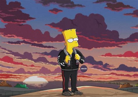 Gambar Kartun Keren Simpsons Bart Simpson New Horizons Wallpaper Images