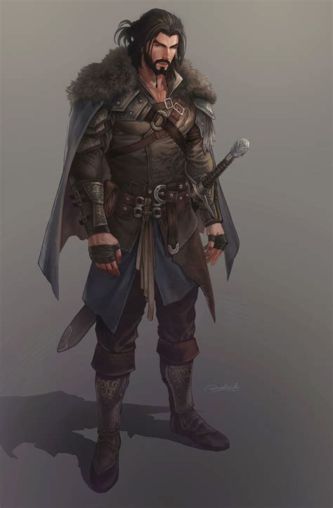 Concept Art Characters Fantasy Warrior Rpg Character
