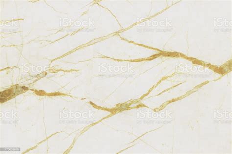 White And Gold Marble Texture Background With High Resolution Top View
