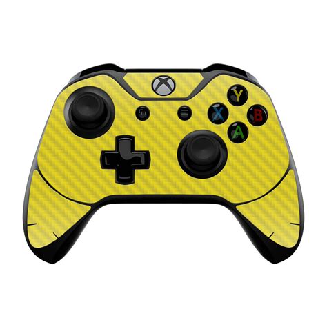 Xbox One Controller Yellow Carbon Fiber Skin Cos0003 Geekit