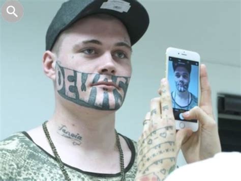 ‘devast8 Face Tattoo Mark Cropp Begins Laser Removal Au — Australias Leading News Site
