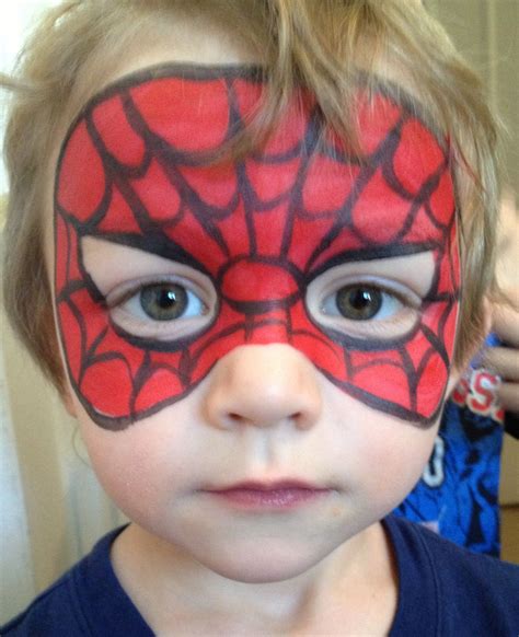 Superhero Face Painting Face Painting For Boys Face Painting Easy