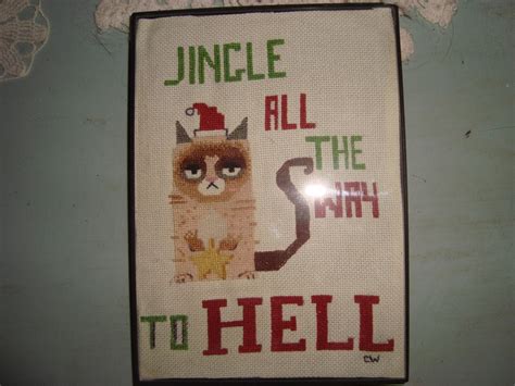 But for another cross stitcher simply giving the gift of a kit to complete is awesome. Lady of Whimsy: Grumpy Cat Cross Stitch