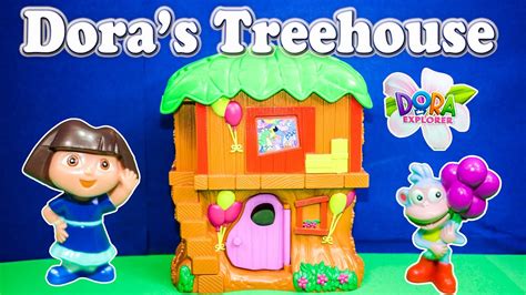 Unboxing The Dora The Explore Adventure Treehouse Playset Youtube