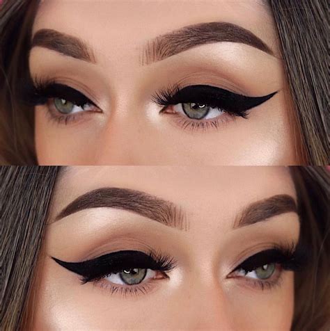 Thick Black Winged Liner Winged Liner Makeup Winged Liner Thick