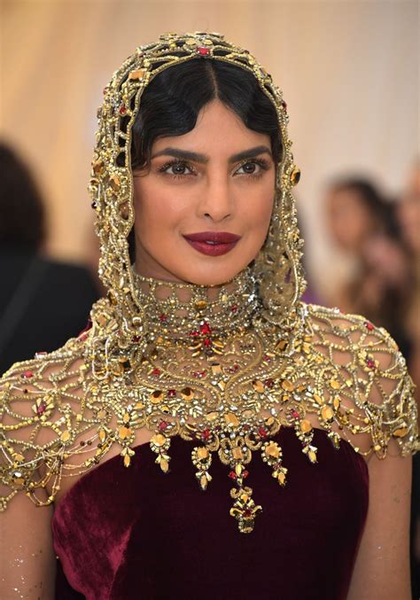 The winner of the miss world 2000 pageant. Priyanka Chopra - MET Gala 2018