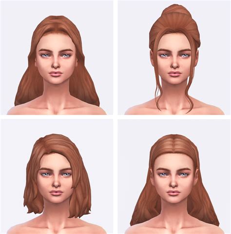 Rebbersim 4 Natural Clay Hair Retextures There Are 40
