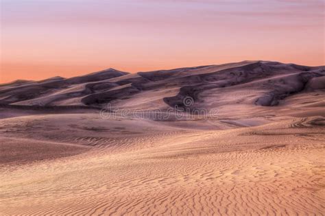Great Sand Dunes Stock Image Image Of Purple Desertscape 57467239