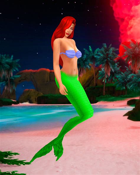 The Sims 4 Create A Sim I Disney The Little Mermaid 🌊
