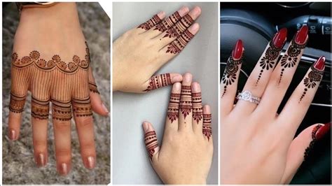 45 Latest Fingers Mehandi And Henna Designs Simple And Easy Mehandi