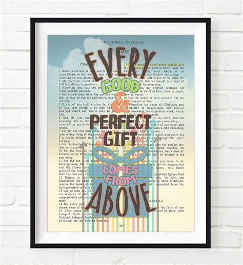 Every Good And Perfect T Comes From Above James 117 Vintage Bible