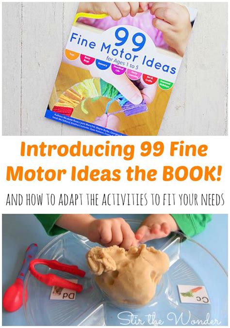 Introducing 99 Fine Motor Ideas The Book Stir The Wonder Preschool Fine Motor Fine Motor