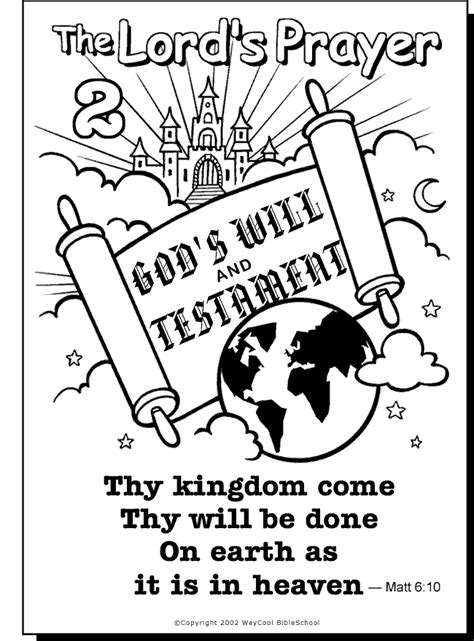 Free The Lord S Prayer Coloring Pages For Children, Download Free The
