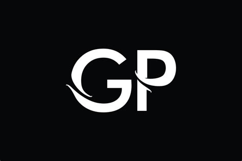 Gp Monogram Logo Design By Vectorseller Thehungryjpeg