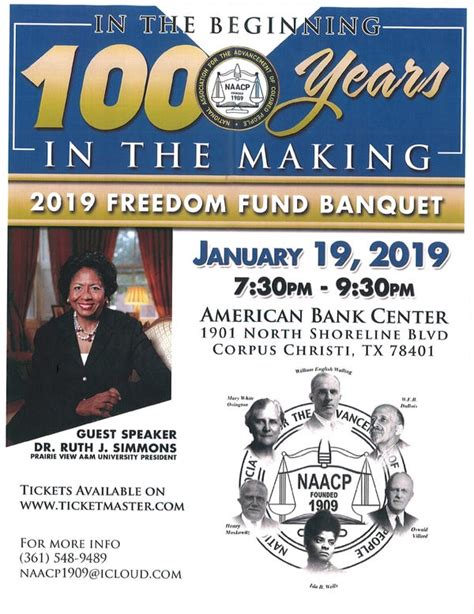 Naacp Corpus Christi Chapter Announces Speaker For 100th Anniversary