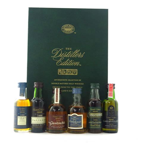 Distillers Edition Classic Malts Miniature Selection 6 X 5cl First