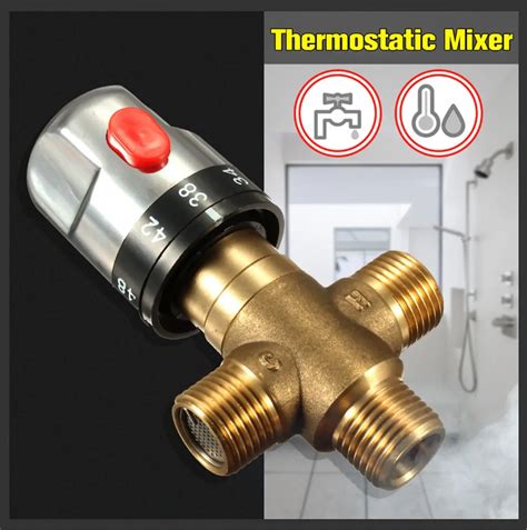 Xueqin Brass Thermostatic Mixing Valve Bathroom Faucet Temperature